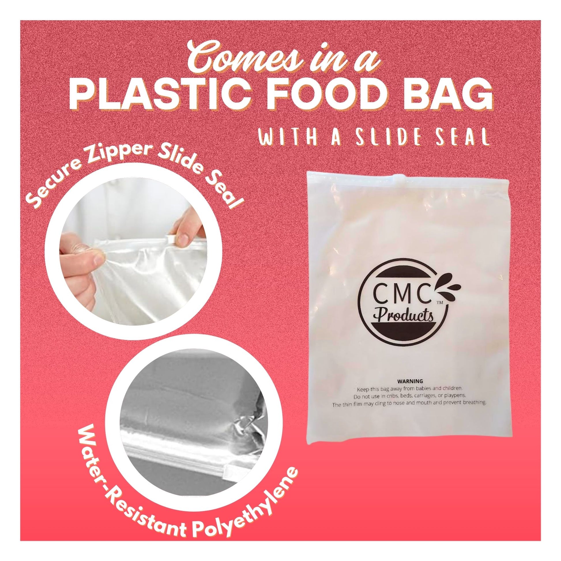 Creamy Tartar Sauce Packets – (12g Each) with Spreader in Resealable Slide Seal Bag – Packaged by CMC Products