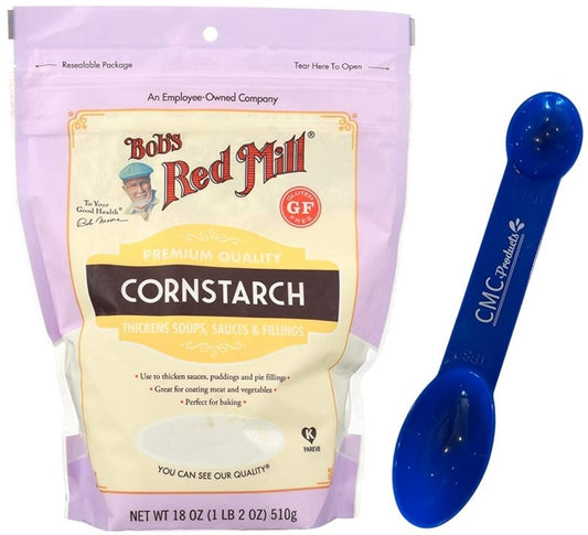 Bob's Red Mill Cornstarch, 18 Oz - 1 pack - with CMC Products Measuring Spoon