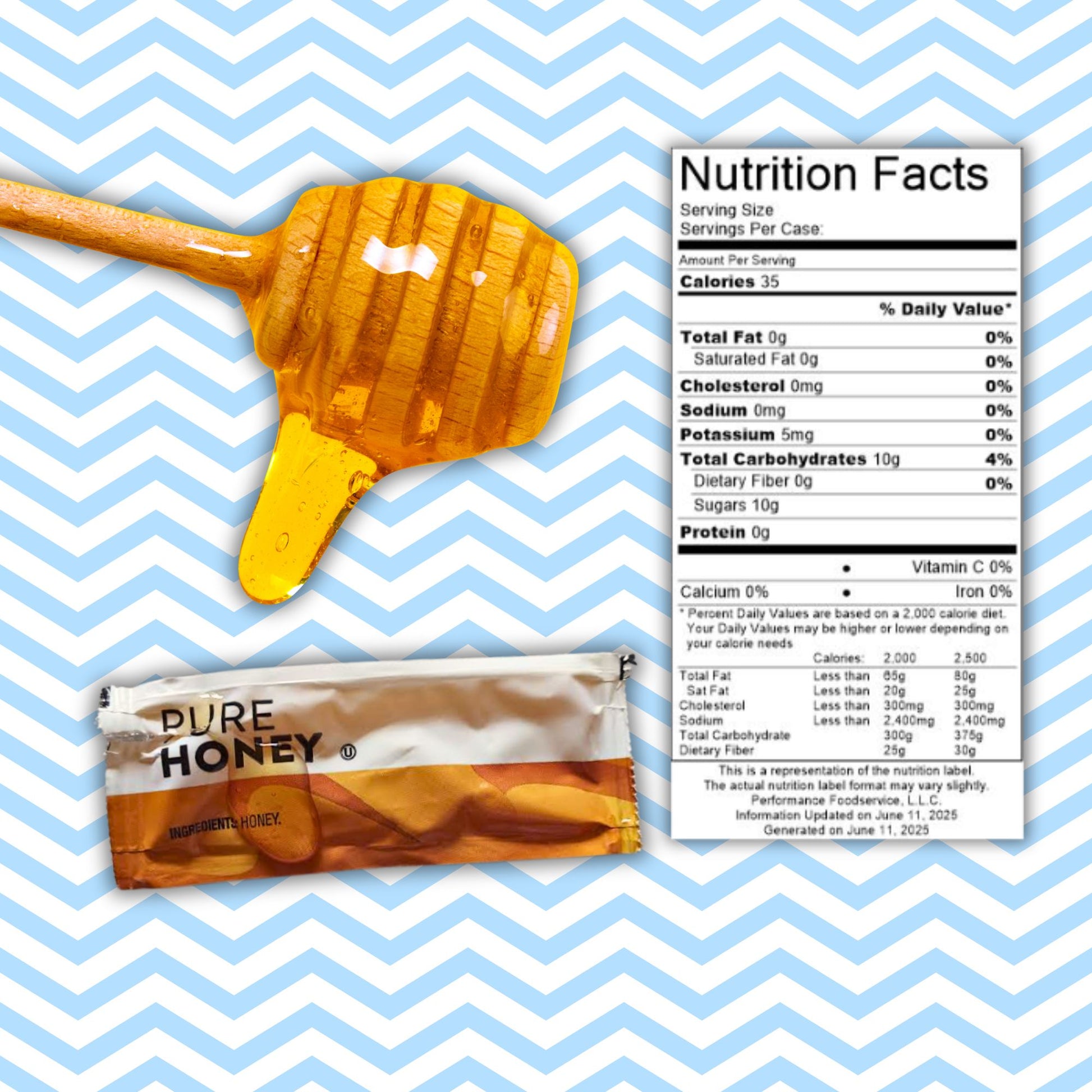 Flavorsmith Honey Packets – 50 & 200 Count (9g Each) with Spreader in Resealable Slide Seal Bag