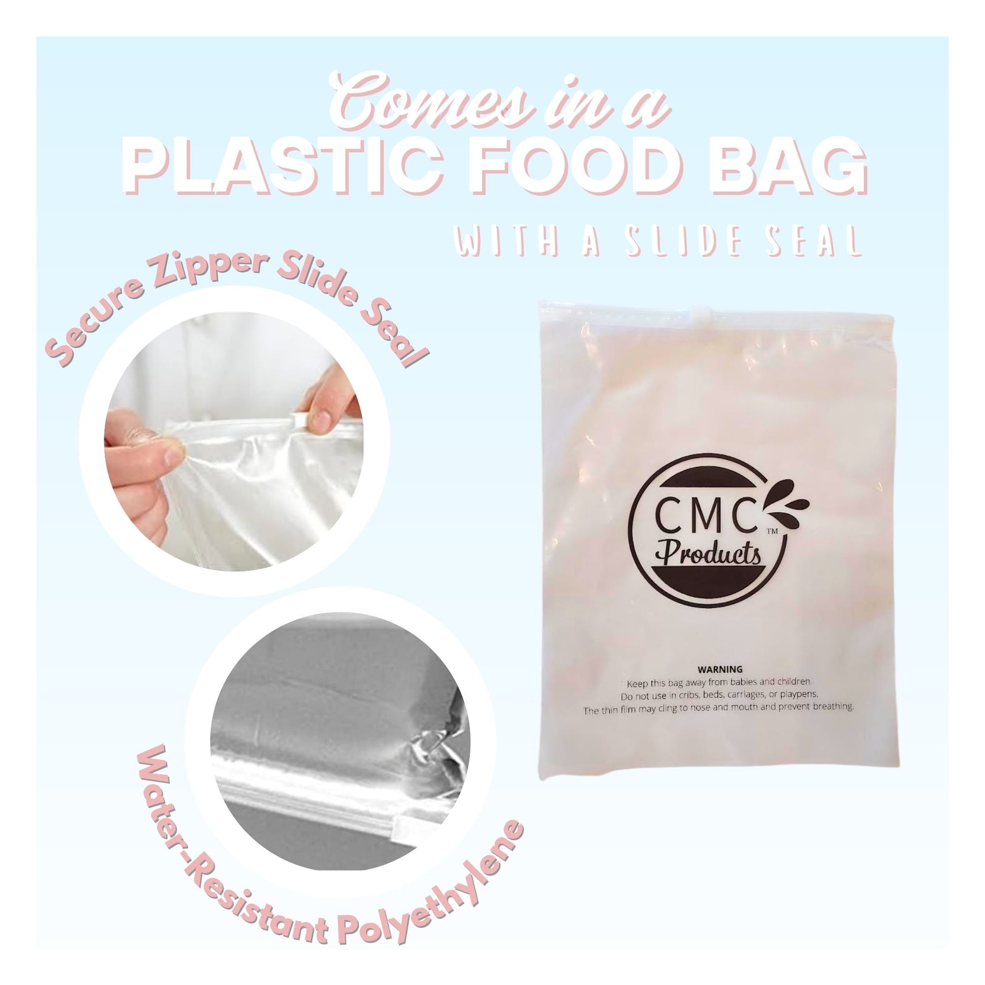 Tartar Sauce Packets – (12g Each) with Spreader in Resealable Slide Seal Bag – Packaged by CMC Products