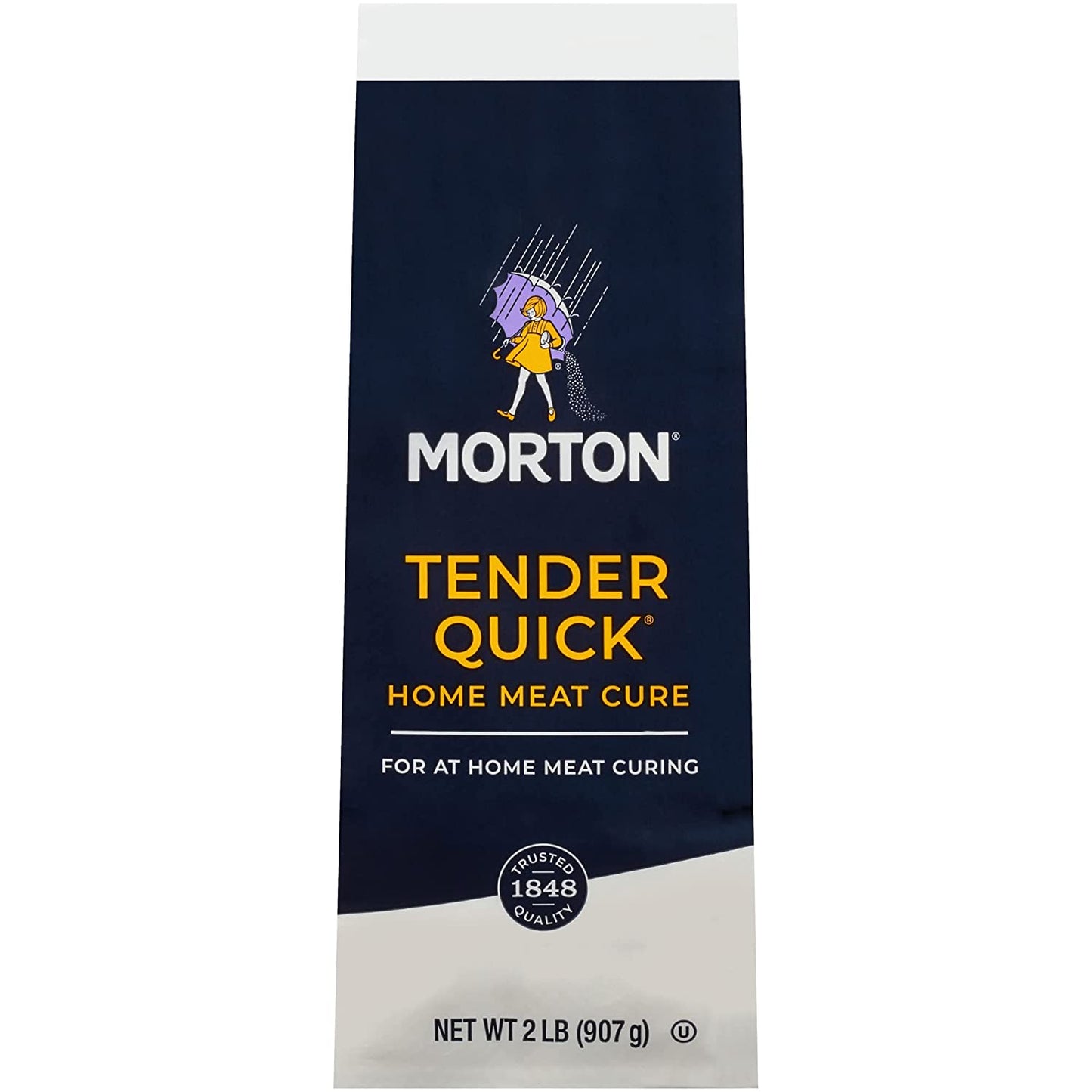 Morton Curing Salt, Tender Quick Home Meat Cure, 2 Pound (2 Pack) w Custom CMC Measuring Spoon 1tbsp & 1tsp