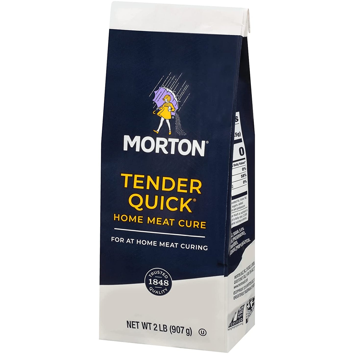 Morton Curing Salt, Tender Quick Home Meat Cure, 2 Pound (2 Pack) w Custom CMC Measuring Spoon 1tbsp & 1tsp