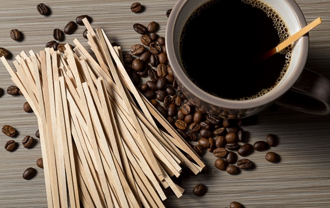 [Case of 10,000] 5.5 Inch Wooden Coffee Stirrers - Wood Stir Sticks