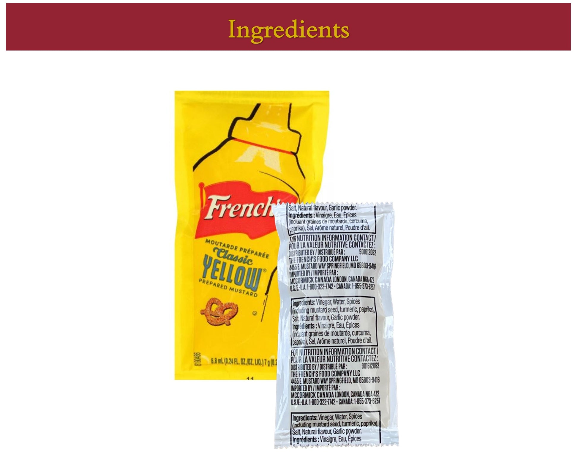 Frenchs Mustard Label