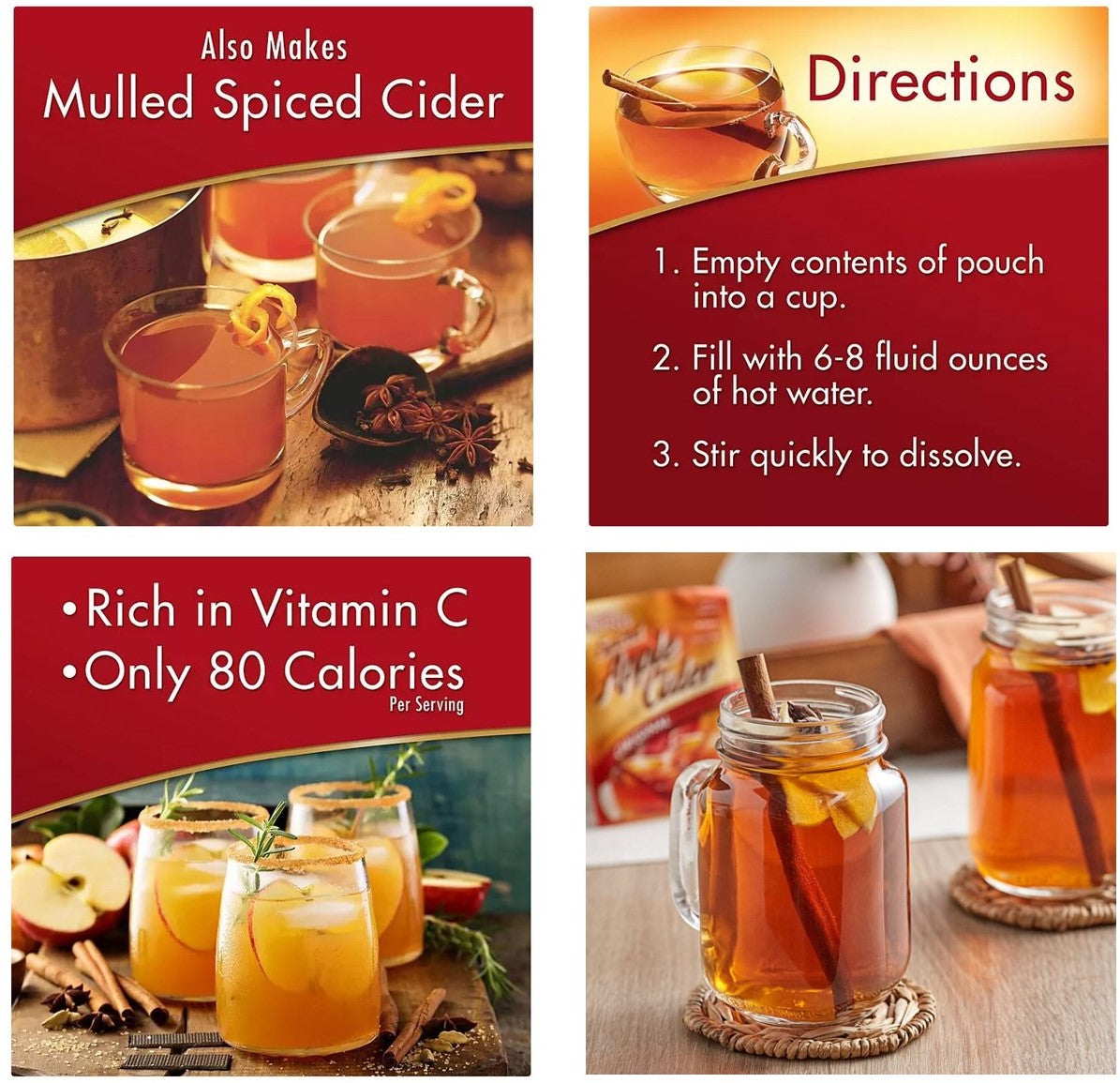 Alpine Spiced Apple Cider Instant Drink Mix (48 pk.) with Custom CMC Products Clip