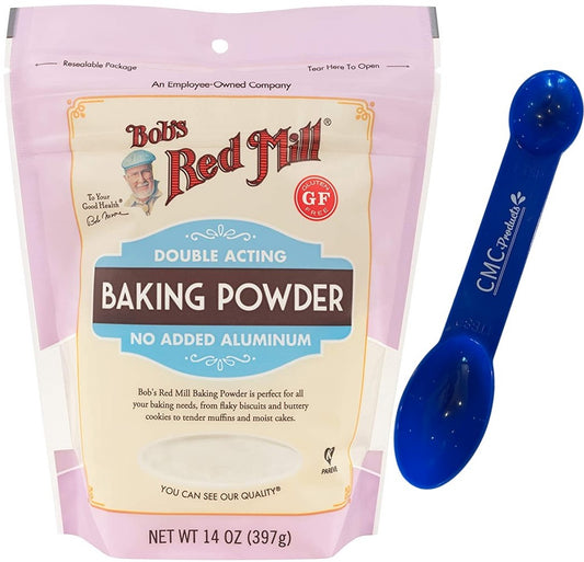 Bob’s Red Mill Baking Powder 14 Oz – with CMC Products Measuring Spoon