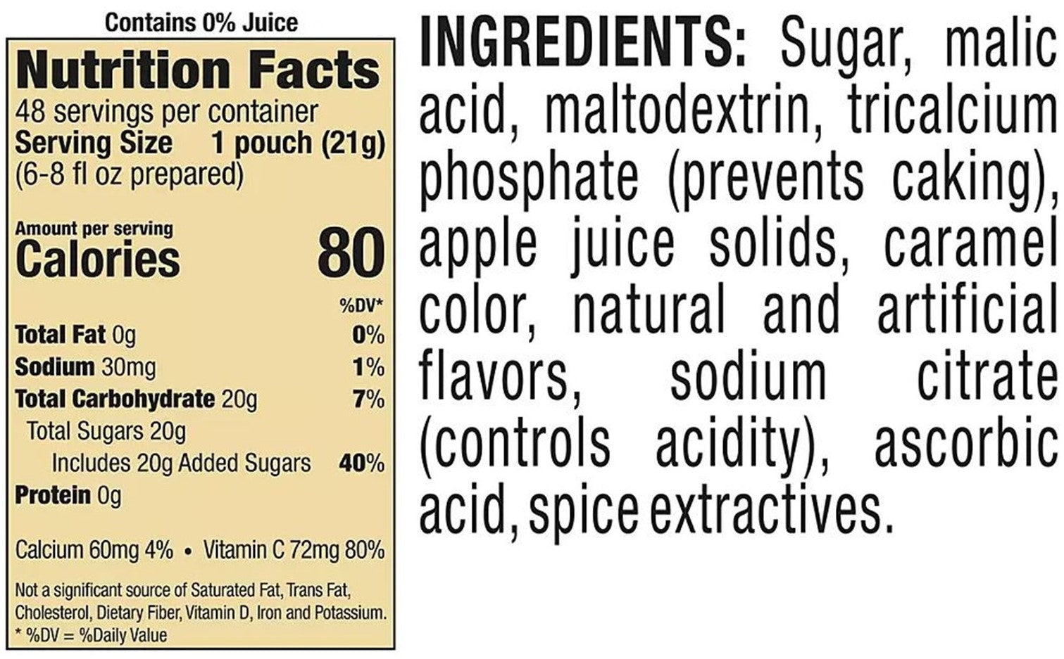 Alpine Spiced Apple Cider Instant Drink Mix (48 pk.) with Custom CMC Products Clip