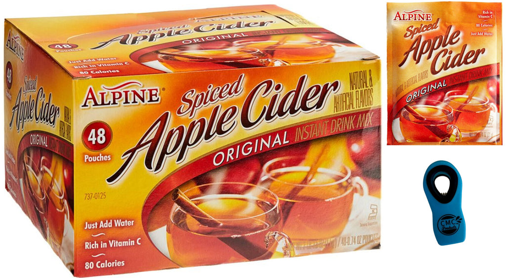 Alpine Spiced Apple Cider Instant Drink Mix (48 pk.) with Custom CMC Products Clip